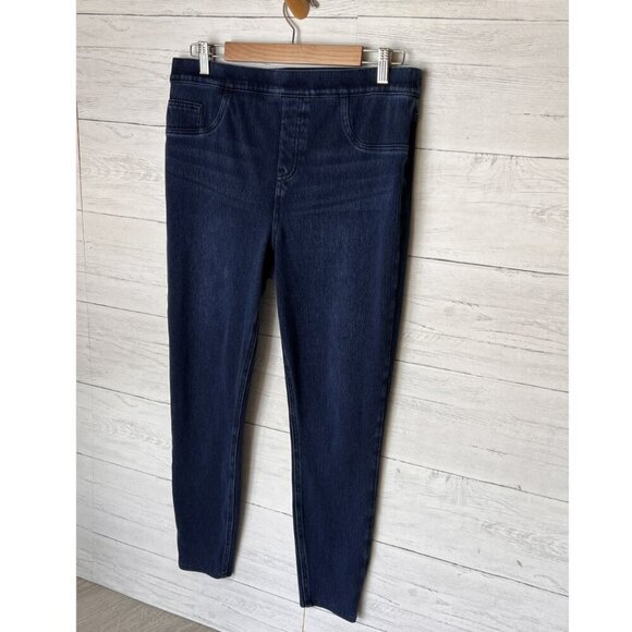 Spanx Pants Womens Size XL Medium Wash Jean-ish Ankle Jeggings Shapewear - Picture 6 of 16